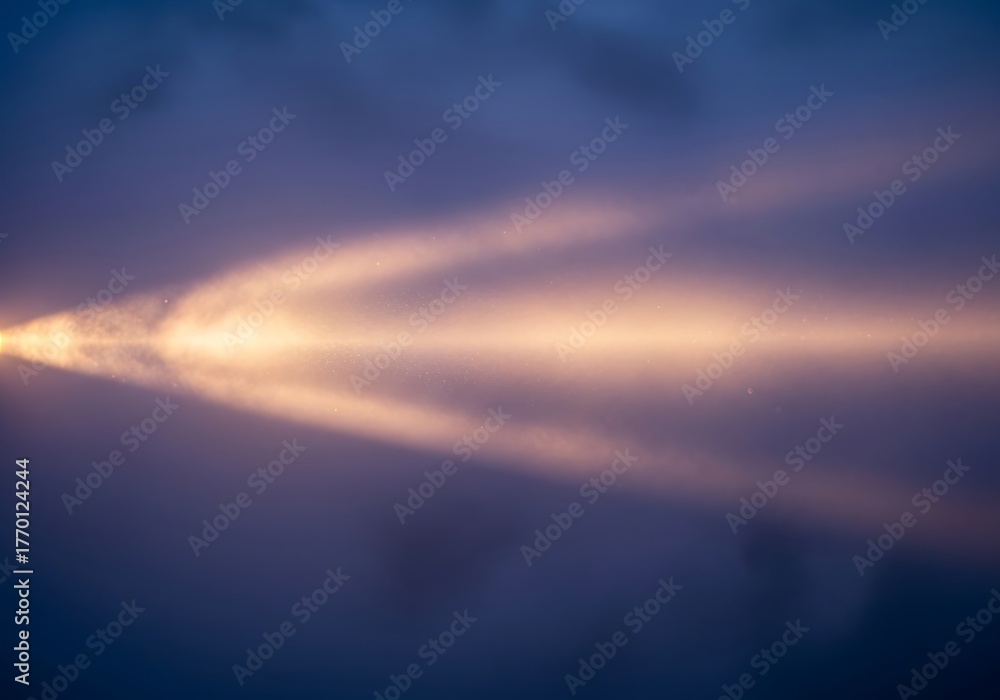 Fototapeta premium Mystical Light Streaks Through the Ethereal Haze, An Abstract Vision