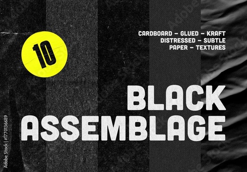 Black Wrinkled Textures Pack