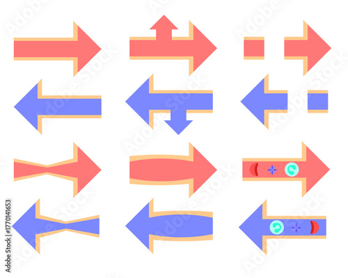 血管　ベクトル　イラスト