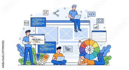 Digital Marketing and Web Development Team Collaboration for Innovative Design & Code Solutions