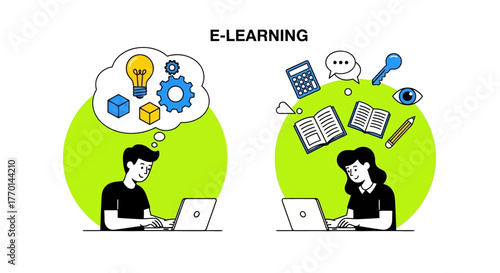 E-learning Conceptual Representation of Educational Activities and Online Learning Processes
