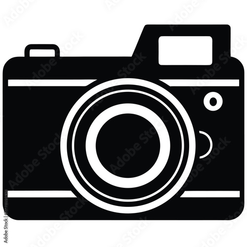 unique camera  photo vector icon