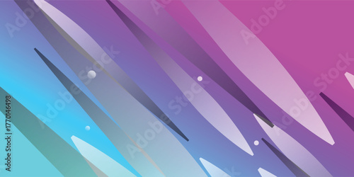 Abstract Gradient Background with Transparent Elliptical Shapes