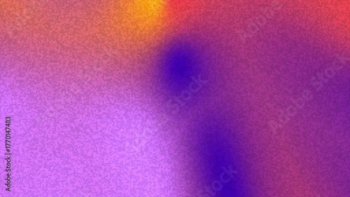 Purple and orange grain gradient background with luminous light tone and vibrant cinematic abstract style.
