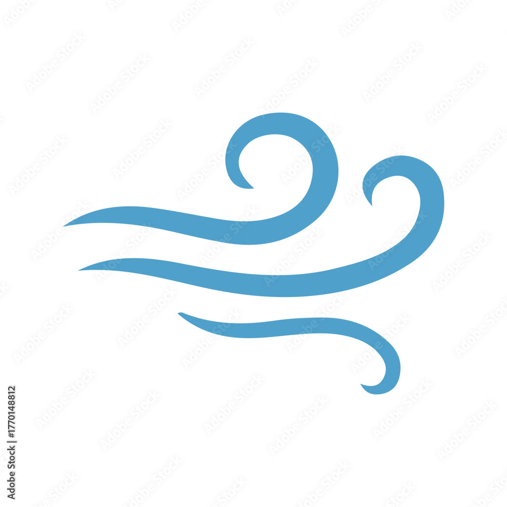 Naklejka premium Winter Wind Element Icon