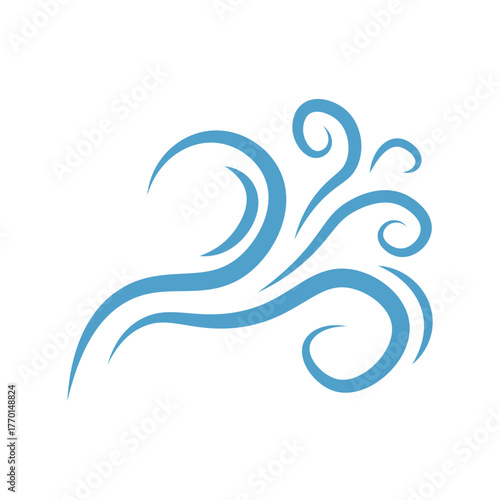 Winter Wind Element Icon