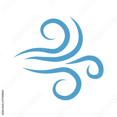 Winter Wind Element Icon