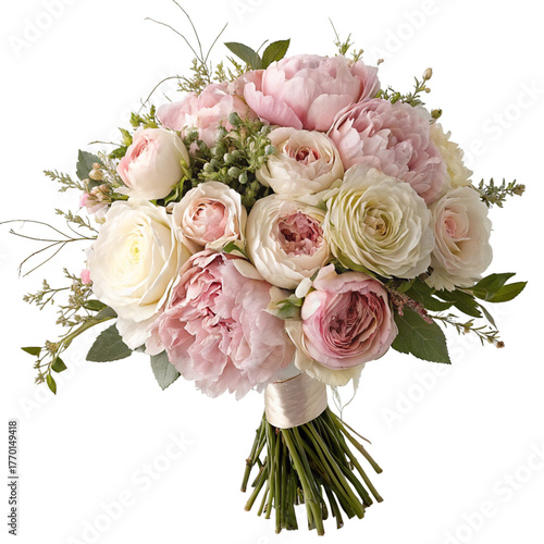 bouquet of roses isolated