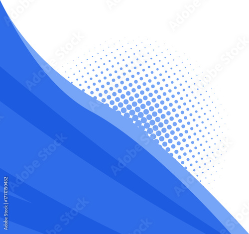 Sport Wavy Corner with Halftone