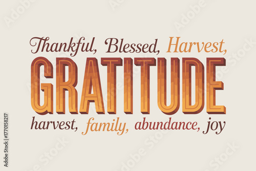 Gratitude harvest family abundance joy thankful blessed