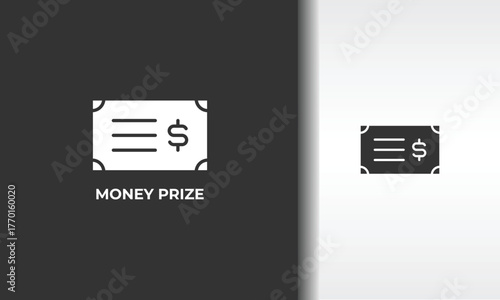 Money Prize Vector, Icon Or Logo Sign Isolated Symbol Illustration