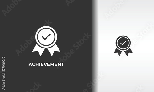 Achievement Vector, Icon Or Logo Sign Isolated Symbol Illustration