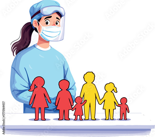 Vsai healthcare worker protecting family during pandemic