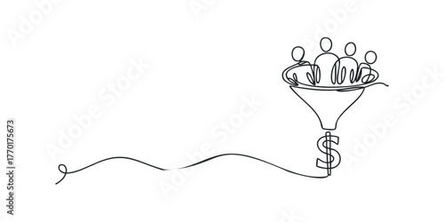 Team converting leads into revenue through sales funnel