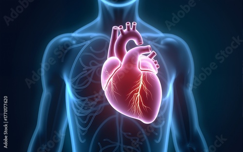 Wallpaper Mural Doctor's Touch: Navigating the Future of Cardiology with Advanced Holographic Heart Technology for Enhanced Diagnostics and Personalized Treatment Plans. High quality Torontodigital.ca