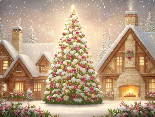 a warm Christmas atmosphere
