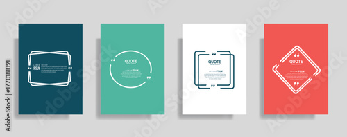 Modern quote templates for social media posts and business presentations offer engaging layouts for impactful messages and brand storytelling