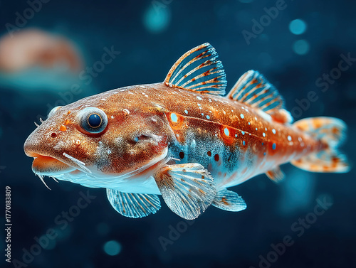 A small spotted catshark in aquarium image