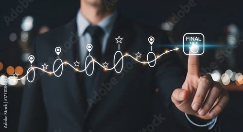 Business Timeline Interface — Strategic Planning & Process Visualization
