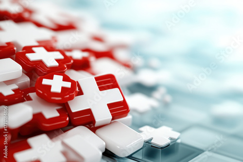 Red Medical Background