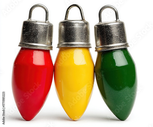 xmas lights isolated image