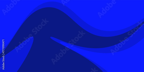 Abstract blue background with glowing geometric lines. Modern blue gradient square shape design. Futuristic technology concept. Suit for brochure, corporate, website, poster, banner, cover modern