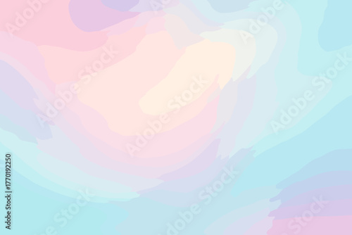 Opalblend ivory gradient illustration luminous pastel glowing vector dreamy softness aquamarine