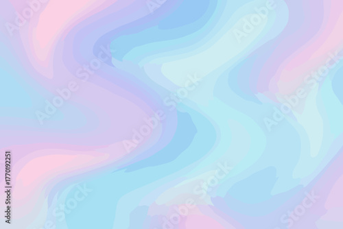 Smooth delicate blues light opal vector forming featuring gradient play pastel illustration