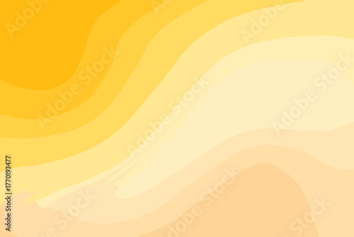 Ivory blending amberfield peach into rich gradient vector composition golden art illustration