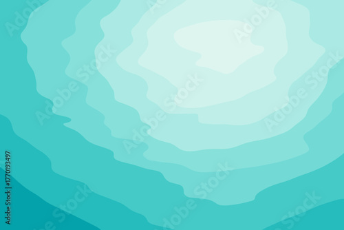 Vector subtle transitioning soft reflections gradient marine blue illustration pale serene ocean