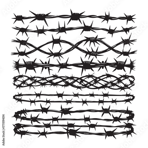 Barbed Wire Types, Razor Wire Designs, Security Fence Wire Collection