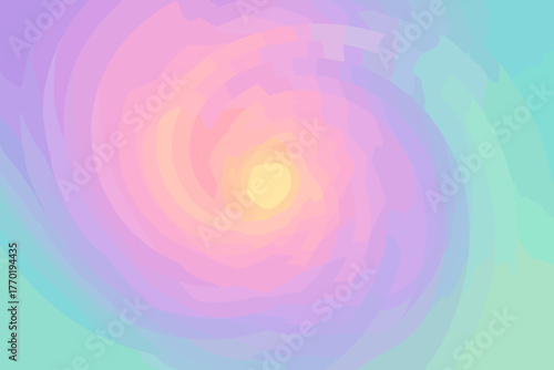 Glowing radiant mint field blended spiral luminous colorwhirl ranging swirling illustration vector