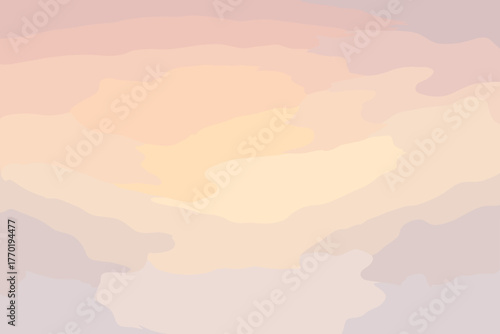 White cloudy vector mist dawn blended glow background inspired apricot illustration