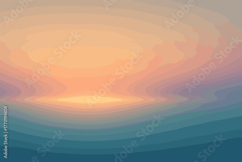 Vector field glow illustration violet abstract inspired line horizonflare mist gradient into