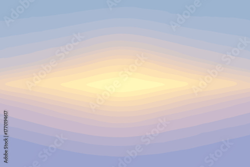 Illustration vector scene abstract gradient horizon glow radiating beam blue horizontal pastel