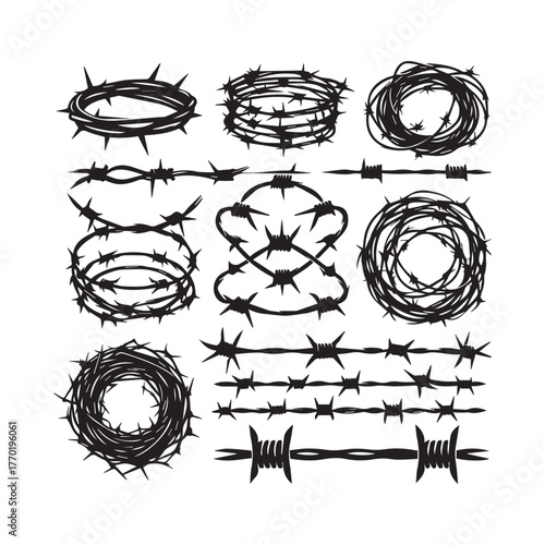 Barbed Wire Types, Razor Wire Designs, Security Fence Wire Collection