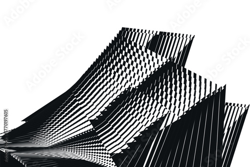 op art modern background, creative dynamic pattern, vector design element