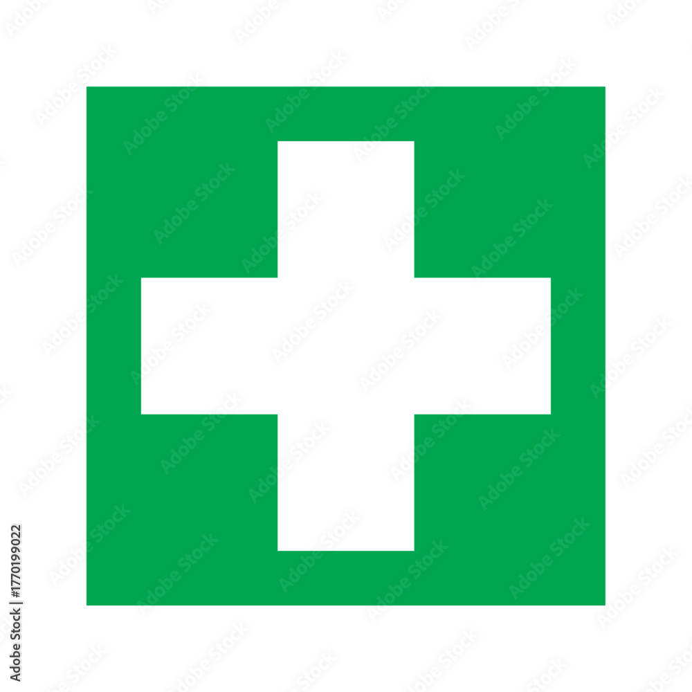 Obraz premium first aid sign vector design ...