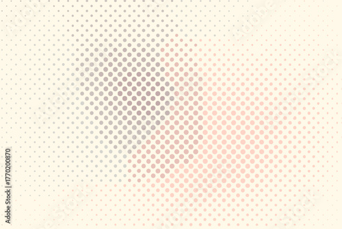 Forming balance abstract illustration vector pastel field opacity dot gradient dots varying