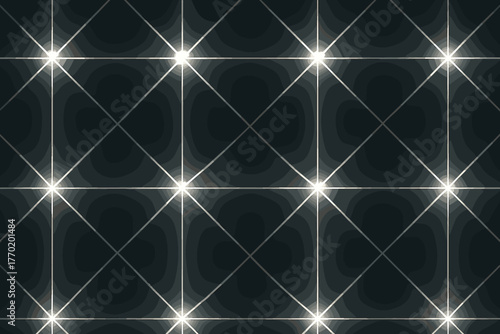 Harmony precise beam illustration structure modular vector abstract geometric light intersections luminous