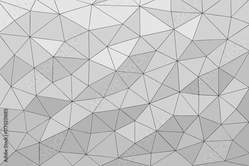 Connected geometric mesh network illustration light facet vector shadow plane forming