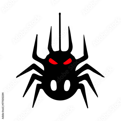 halloween spider vector illustration