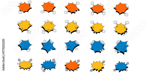 Comic Sale Discount Shape