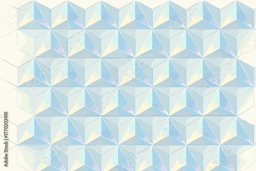Pattern luminosity producing prism dimension refraction vector illustration prismgrid modular repeating subtle