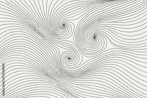 Where flowfield geometry spatial invisible depth elegant illustration minimal forces curves vector