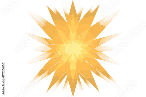 Starburst transparent illusion vector rays illustration glowing arranged radiant radiance creating geometry