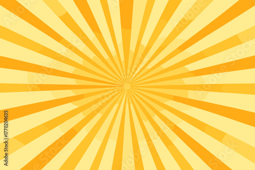 Through illustration geometric transparent alternating sunburst vector depth thick rays