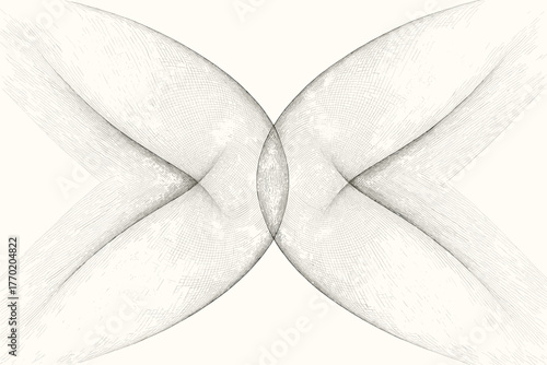 Forming background woven elegantly tactile geometry illustration mesh elegant depth vector geometric