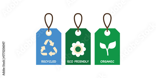 Eco Friendly Recycled Organic Product Tags Desig