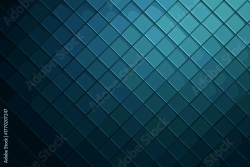 Illuminated repeating illustration grid network vector structural flow lighting diamond smooth rhombic